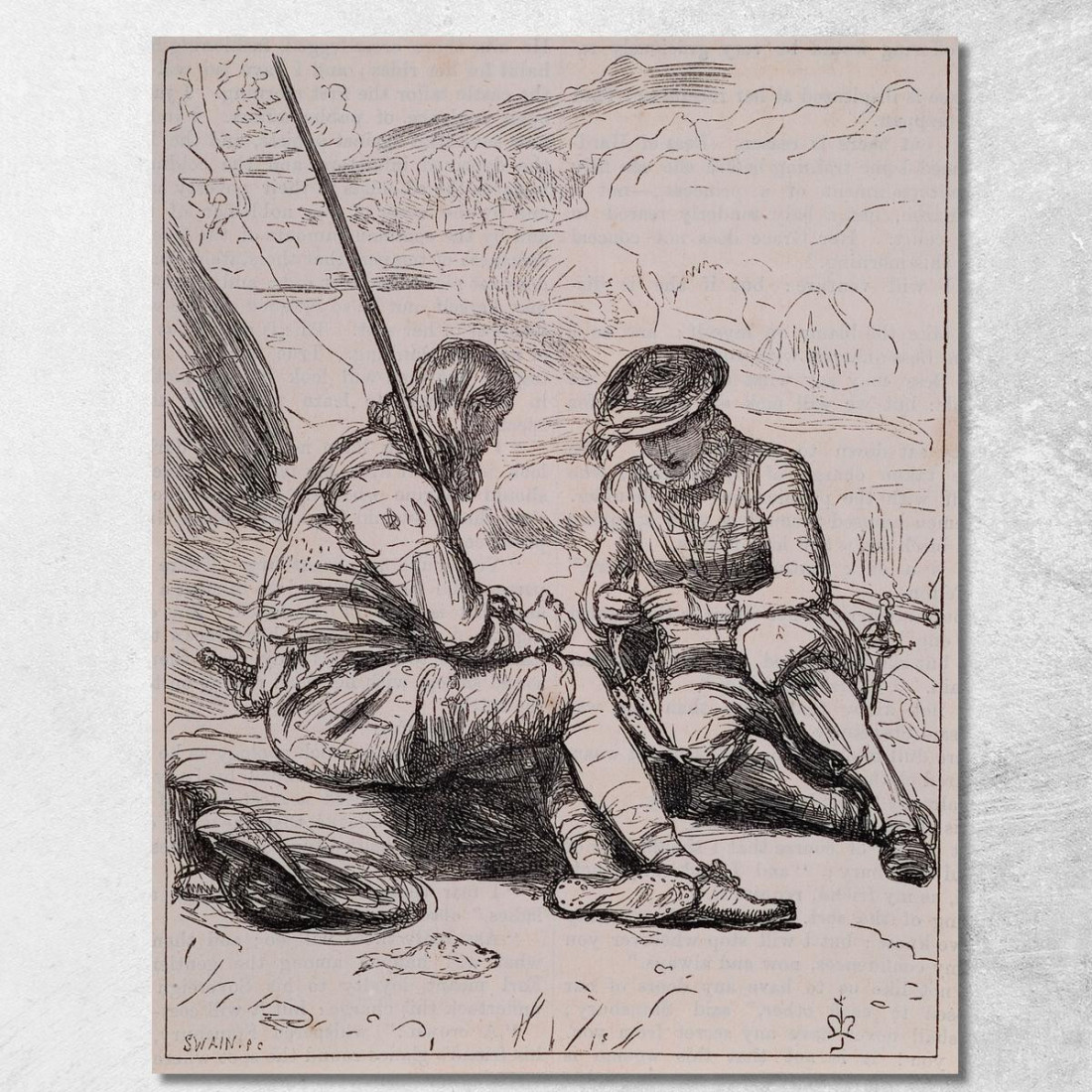 I Pescatori Del Dove – Stansbury E Felton Selezionano La Preda Sir John Everett Millais jem45 quadro stampato su tela I Pescatori Del Dove – Stansbury E Felton Selezionano La Preda Sir John Everett Millais jem45 quadro stampato su tela
