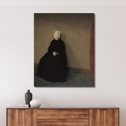 Una Vecchia Vilhelm Hammershøi vhm5 quadro stampato su tela