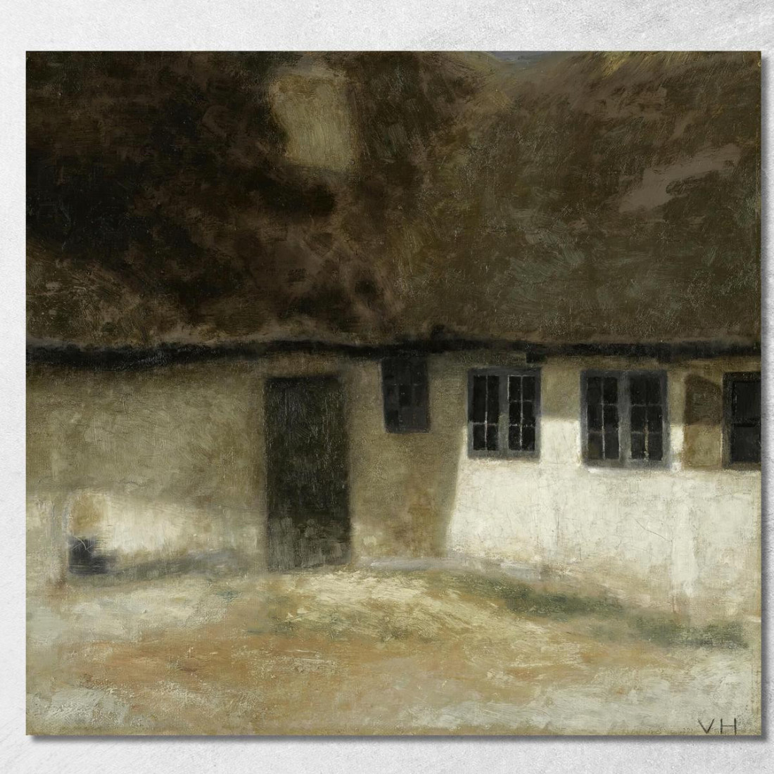Angolo Di Una Fattoria Vilhelm Hammershøi vhm14 quadro stampato su tela Angolo Di Una Fattoria Vilhelm Hammershøi vhm14 quadro stampato su tela