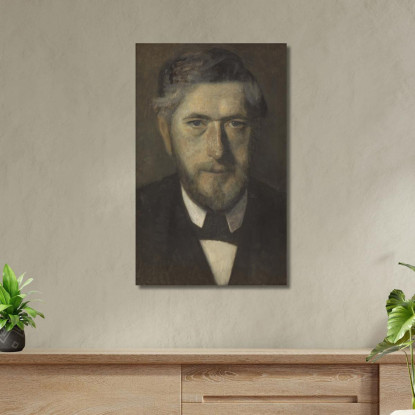 Jens Ferdinand Willumsen. Studio Per "Cinque Ritratti" Vilhelm Hammershøi vhm40 quadro stampato su tela