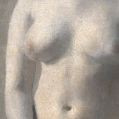 Nudo Femminile Seduto Vilhelm Hammershøi vhm52 quadro stampato su tela