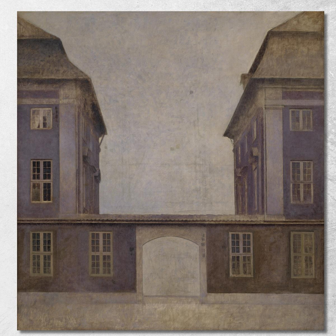 Gli Edifici Della Compagnia Asiatica Visti Da St. Annæ Street Vilhelm Hammershøi vhm65 quadro stampato su tela Gli Edifici Della Compagnia Asiatica Visti Da St. Annæ Street Vilhelm Hammershøi vhm65 quadro stampato su tela