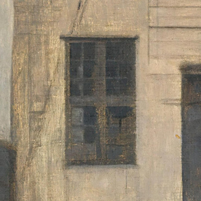 Il Vecchio Magazzino A Christianshavn Vilhelm Hammershøi vhm67 quadro stampato su tela