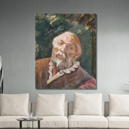 Ritratto Di Un Vecchio Walther Gamerith wgm5 quadro stampato su tela