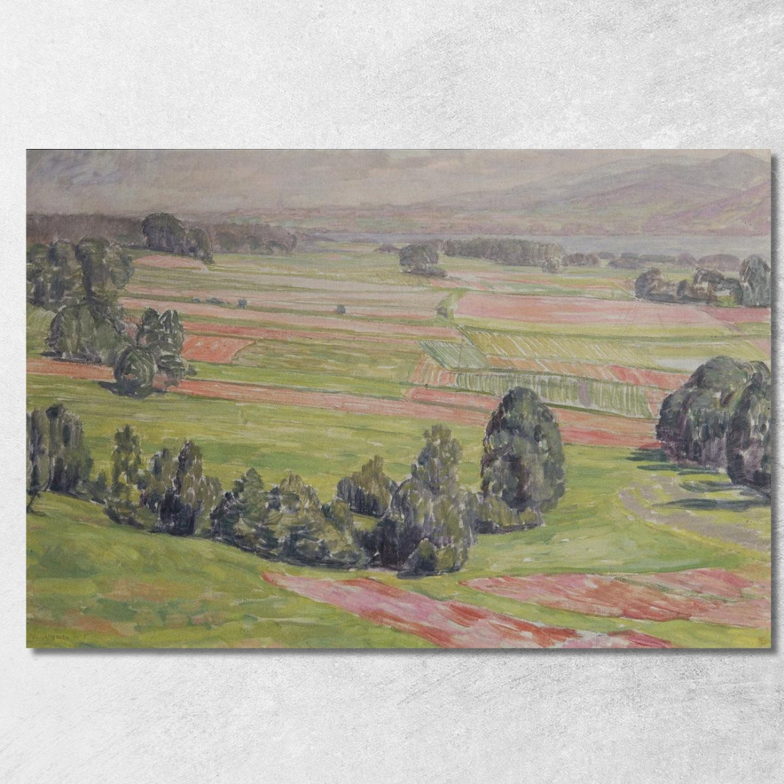 Campi Al Mattsee Walther Gamerith wgm7 quadro stampato su tela Campi Al Mattsee Walther Gamerith wgm7 quadro stampato su tela