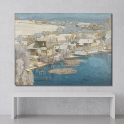 Unterbuchberg In Inverno Ii Walther Gamerith wgm25 quadro stampato su tela