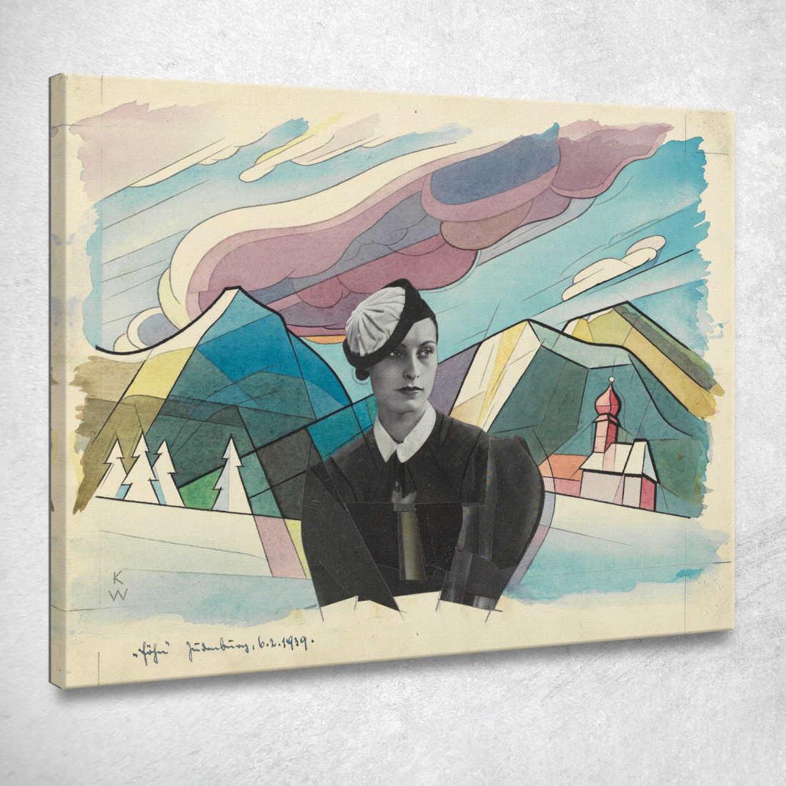 Asciugacapelli Karl Wiener kwn204 quadro stampato su tela Asciugacapelli Karl Wiener kwn204 quadro stampato su tela