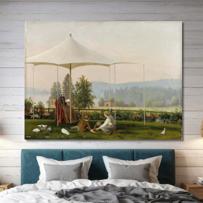 Nel Giardino Di Haminalahti Ferdinand von Wright fvw12 quadro stampato su tela