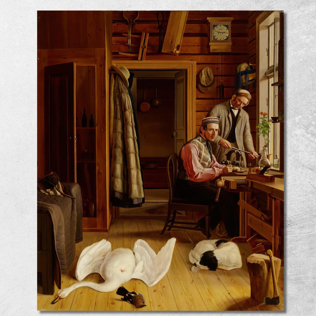 Interno Del Laboratorio Di Marieberg Ferdinand von Wright fvw14 quadro stampato su tela