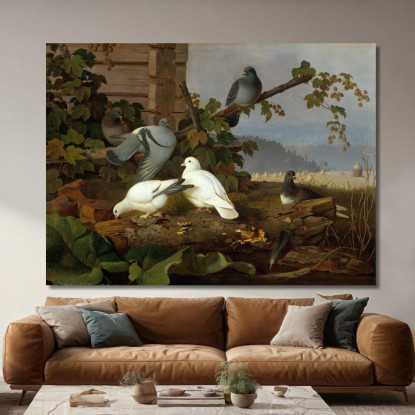 Piccioni Ferdinand von Wright fvw22 quadro stampato su tela