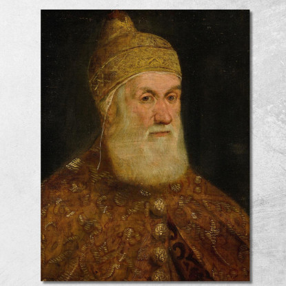 Ritratto Del Doge Girolamo Priuli Jacopo Tintoretto jtn28 quadro stampato su tela