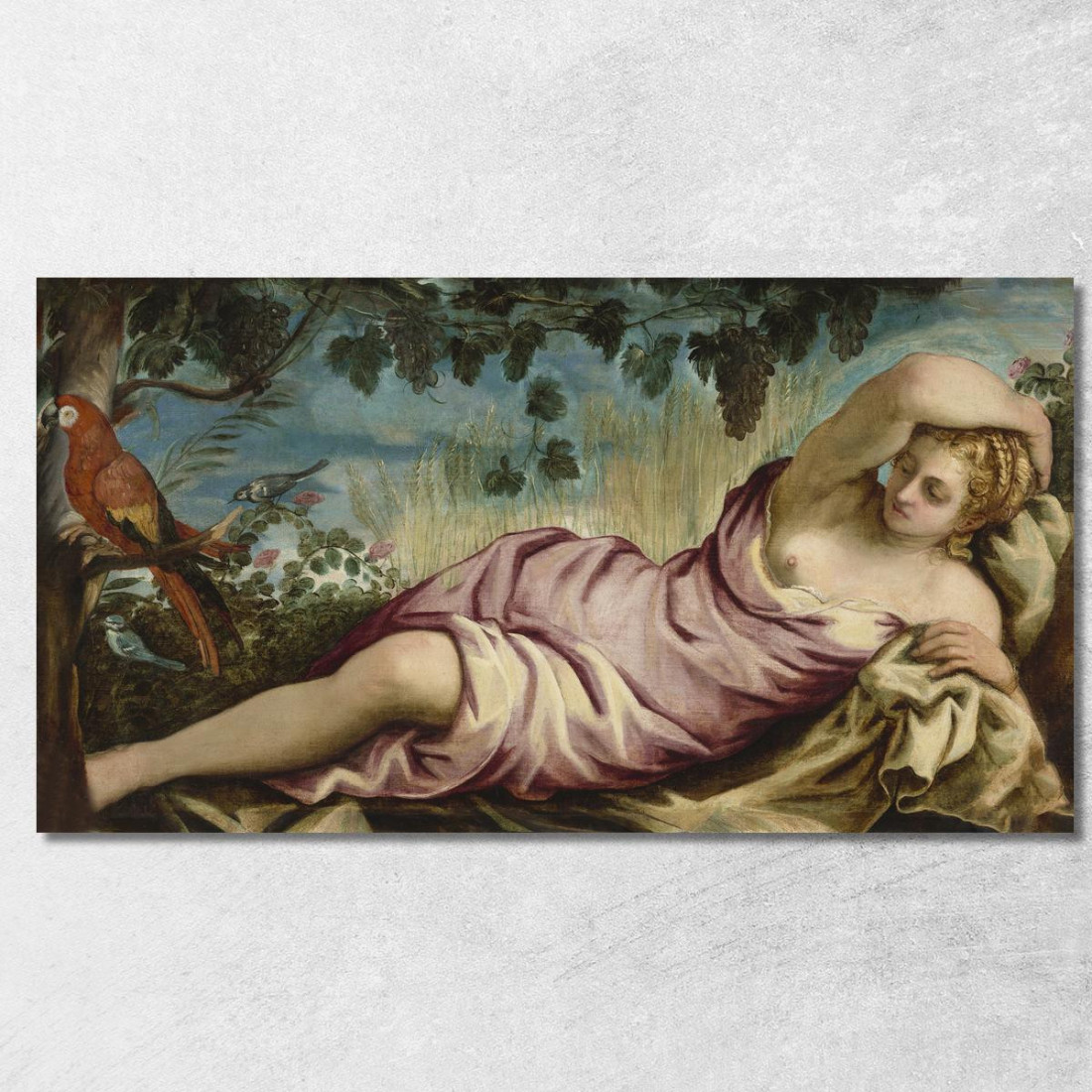 Estate Jacopo Tintoretto jtn34 quadro stampato su tela Estate Jacopo Tintoretto jtn34 quadro stampato su tela