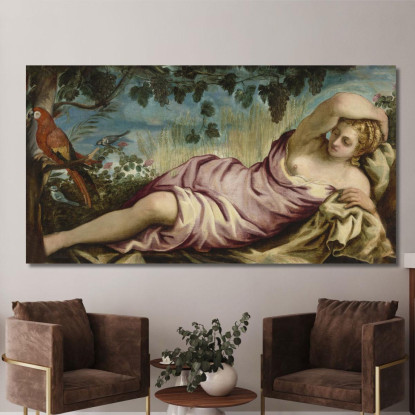 Estate Jacopo Tintoretto jtn34 quadro stampato su tela