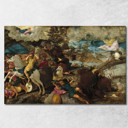 La Conversione Di San Paolo Jacopo Tintoretto jtn38 quadro stampato su tela