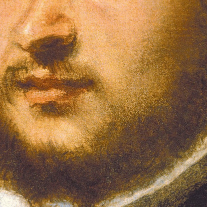 Giovane Uomo Con Barba Jacopo Tintoretto jtn49 quadro stampato su tela