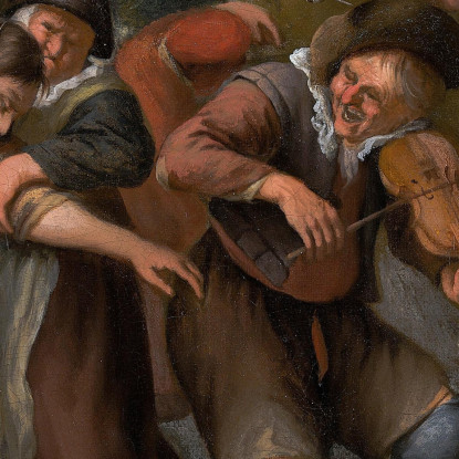 Un Maiale Appartiene Al Porcile Jan Steen jsn6 quadro stampato su tela
