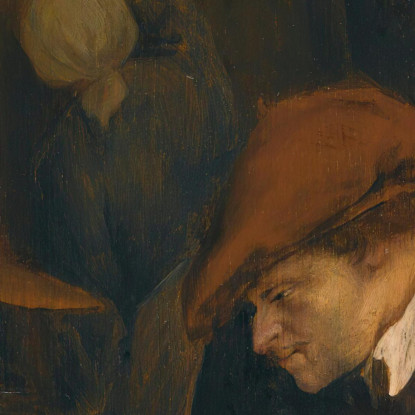Contadini Che Bevono E Tagliano Tabacco In Un'Osteria Jan Steen jsn42 quadro stampato su tela
