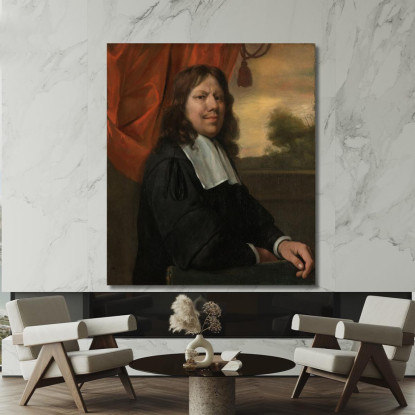 Autoritratto Jan Steen jsn49 quadro stampato su tela