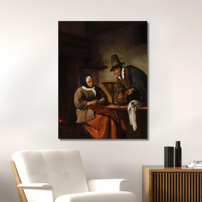 I Produttori Di Culla Jan Steen jsn54 quadro stampato su tela
