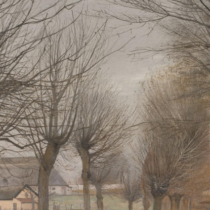 Una Strada Vicino A Vinderød Zelanda Laurits Andersen Ring lar2 quadro stampato su tela