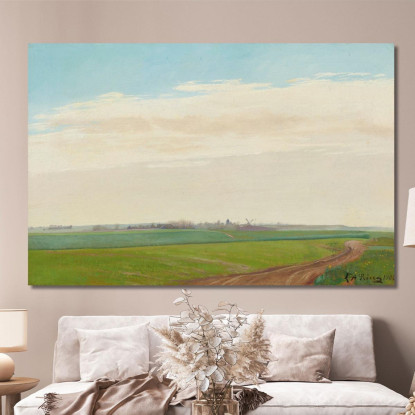 Paesaggio Estivo A Baldersbrønde Laurits Andersen Ring lar29 quadro stampato su tela