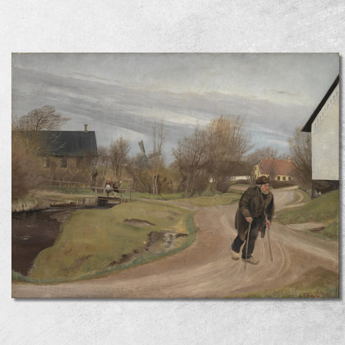 Primavera A Hals Jutland Laurits Andersen Ring lar30 quadro stampato su tela Primavera A Hals Jutland Laurits Andersen Ring lar30 quadro stampato su tela