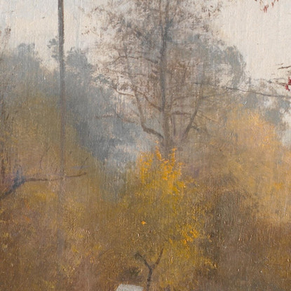 La Strada A Mogenstrup Zelanda. Autunno Laurits Andersen Ring lar34 quadro stampato su tela