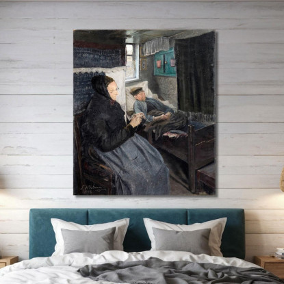 L'Uomo Malato Laurits Andersen Ring lar35 quadro stampato su tela