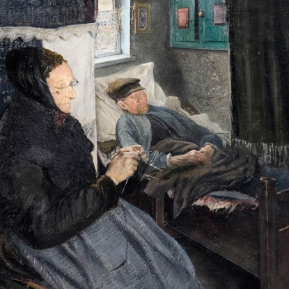 L'Uomo Malato Laurits Andersen Ring lar35 quadro stampato su tela