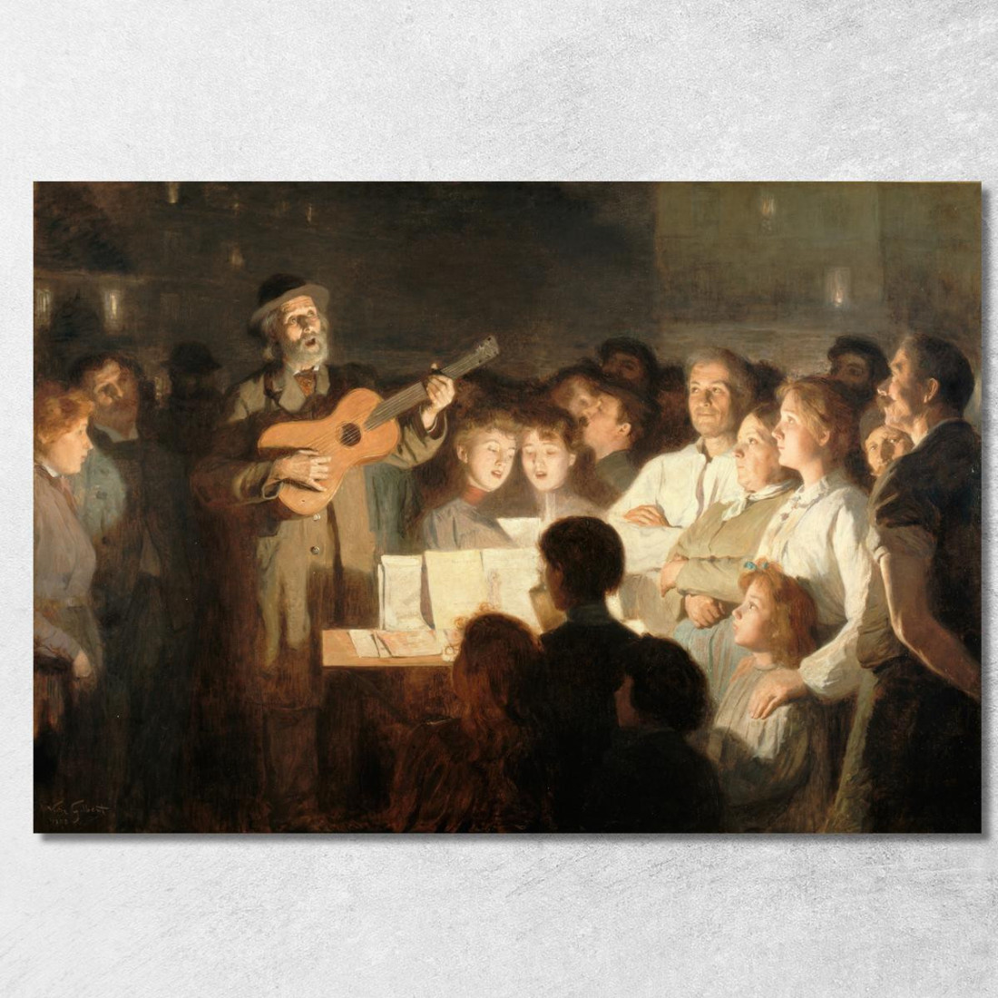 Il Venditore Di Canzoni Victor Gabriel Gilbert vgg21 quadro stampato su tela Il Venditore Di Canzoni Victor Gabriel Gilbert vgg21 quadro stampato su tela