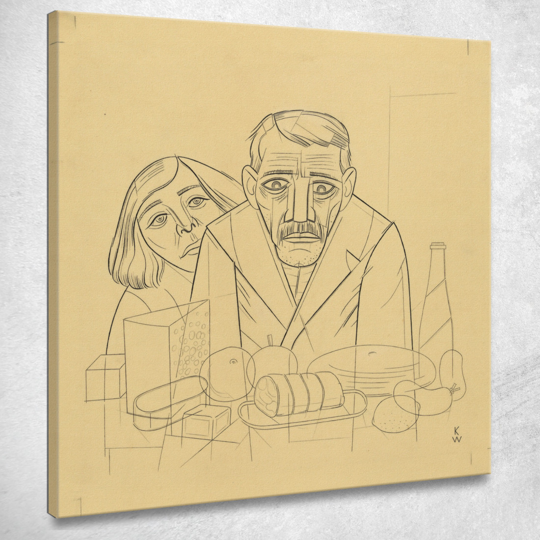Fame Karl Wiener kwn239 quadro stampato su tela Fame Karl Wiener kwn239 quadro stampato su tela