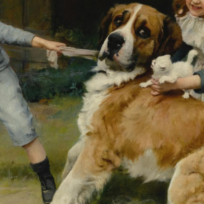 Amico O Nemico Arthur John Elsley aje6 quadro stampato su tela