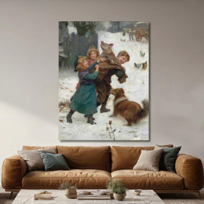 Tieni Forte Arthur John Elsley aje8 quadro stampato su tela