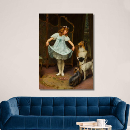 Il Vestito Nuovo Arthur John Elsley aje15 quadro stampato su tela