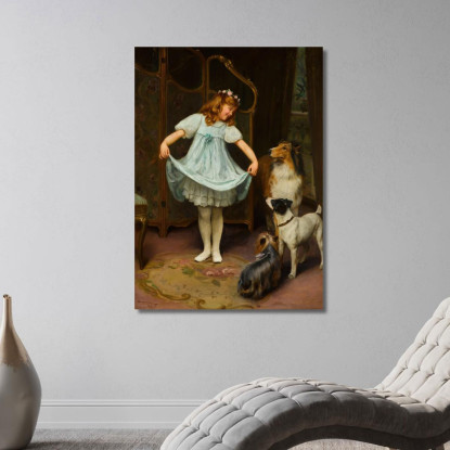 Il Vestito Nuovo Arthur John Elsley aje15 quadro stampato su tela