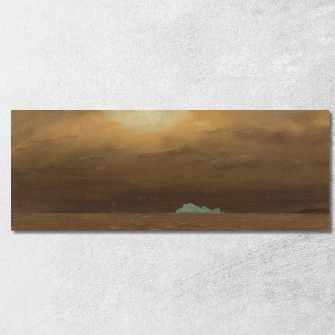 Iceberg A Terranova Frederic Edwin Church fec23 quadro stampato su tela Iceberg A Terranova Frederic Edwin Church fec23 quadro stampato su tela