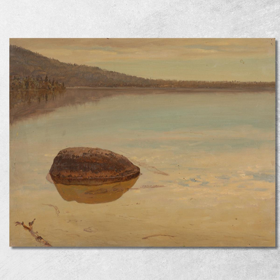 Lago Katahdin Frederic Edwin Church fec28 quadro stampato su tela Lago Katahdin Frederic Edwin Church fec28 quadro stampato su tela