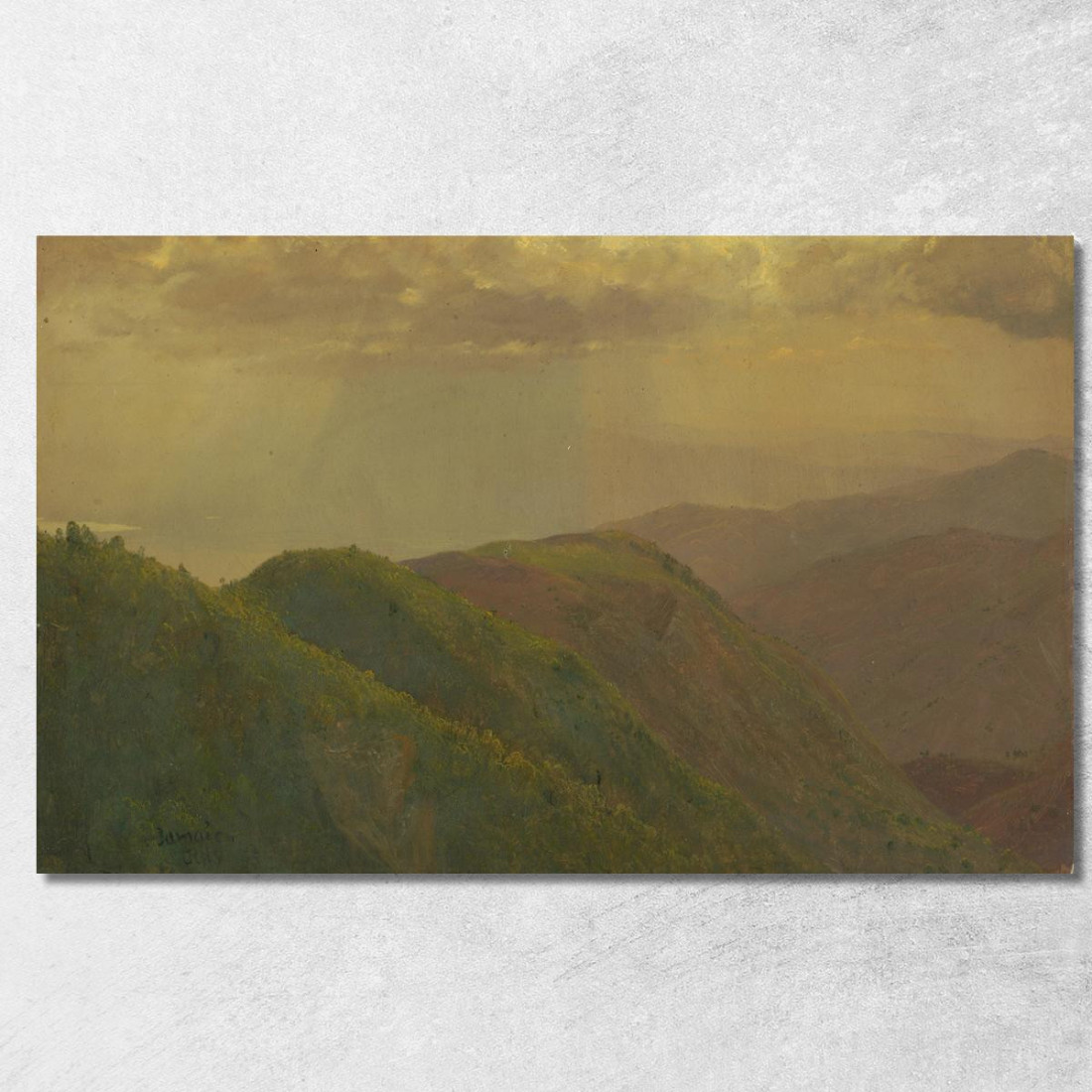 Paesaggio In Giamaica Indie Occidentali Frederic Edwin Church fec34 quadro stampato su tela Paesaggio In Giamaica Indie Occidentali Frederic Edwin Church fec34 quadro stampato su tela