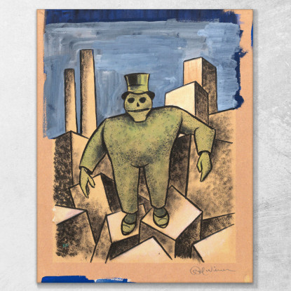 Capitalismo Karl Wiener kwn248 quadro stampato su tela