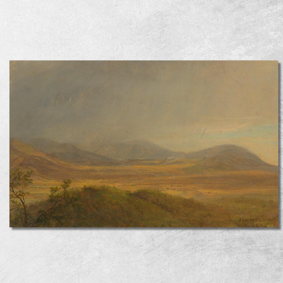 Paesaggio Montuoso Iv Frederic Edwin Church fec50 quadro stampato su tela Paesaggio Montuoso Iv Frederic Edwin Church fec50 quadro stampato su tela