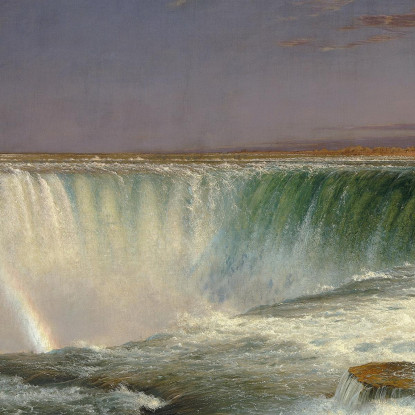 Niagara Frederic Edwin Church fec60 quadro stampato su tela