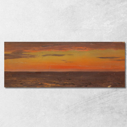 Paesaggio Marino Frederic Edwin Church fec74 quadro stampato su tela