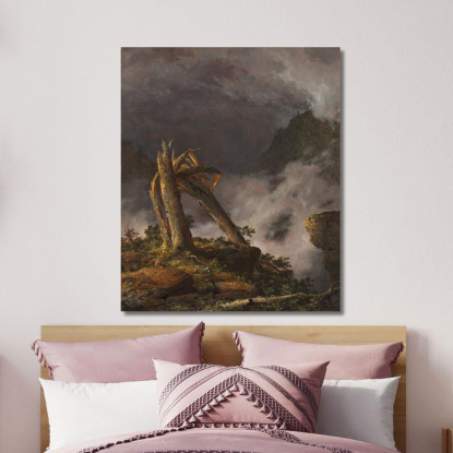 Tempesta Sulle Montagne Frederic Edwin Church fec78 quadro stampato su tela