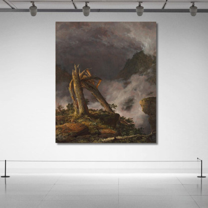 Tempesta Sulle Montagne Frederic Edwin Church fec78 quadro stampato su tela