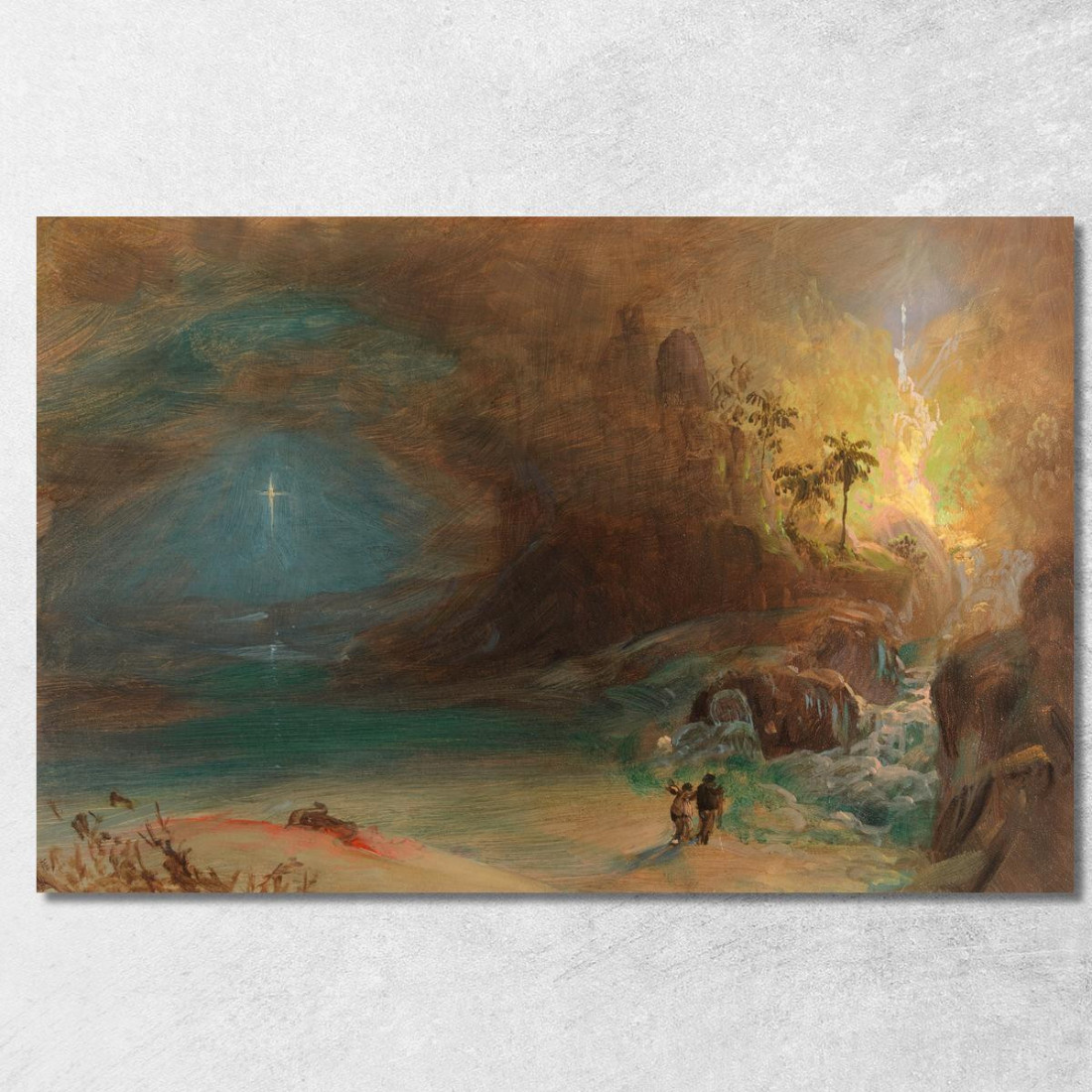 Studio Per "Apoteosi Di Thomas Cole" Frederic Edwin Church fec79 quadro stampato su tela Studio Per "Apoteosi Di Thomas Cole" Frederic Edwin Church fec79 quadro stampato su tela