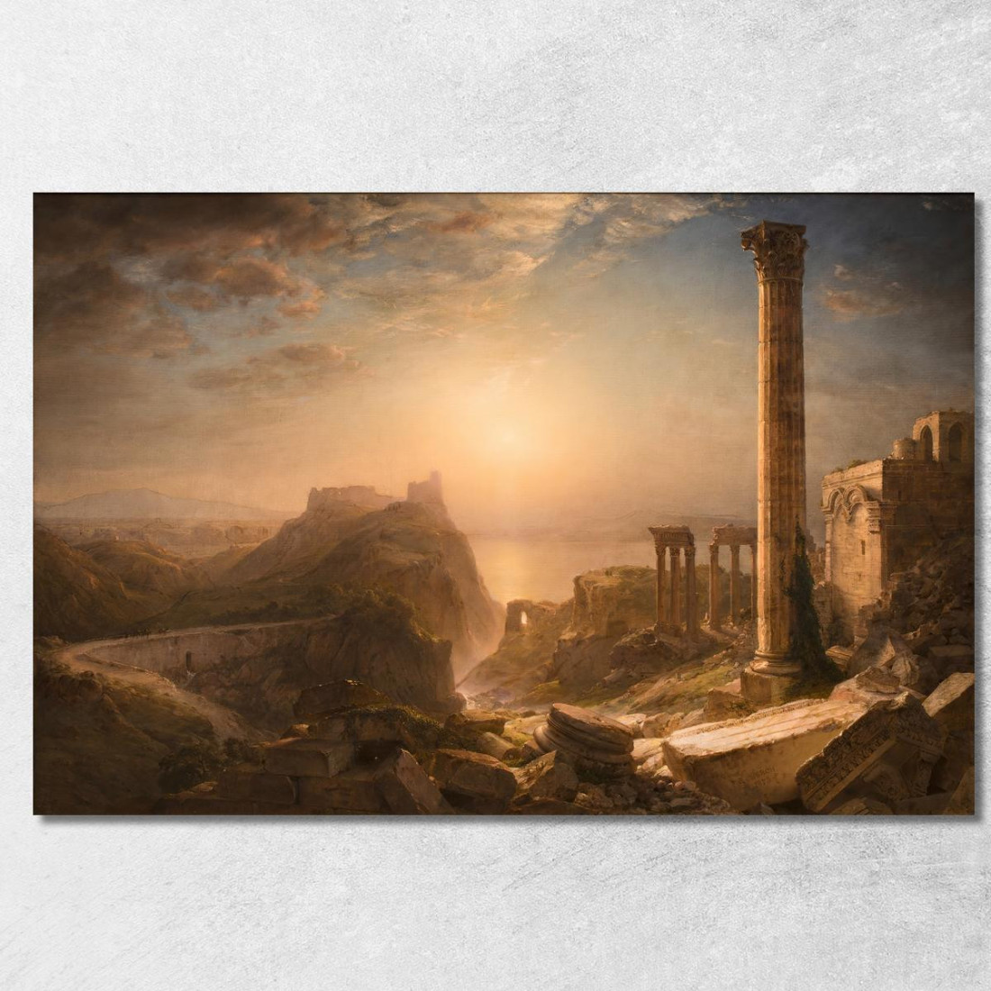 La Siria Sul Mare Frederic Edwin Church fec97 quadro stampato su tela La Siria Sul Mare Frederic Edwin Church fec97 quadro stampato su tela