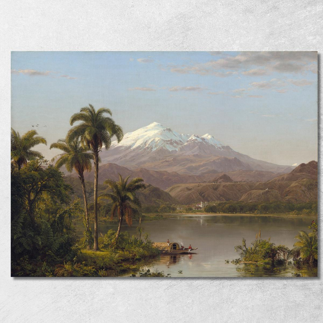 Palme Di Tamaca Frederic Edwin Church fec98 quadro stampato su tela Palme Di Tamaca Frederic Edwin Church fec98 quadro stampato su tela