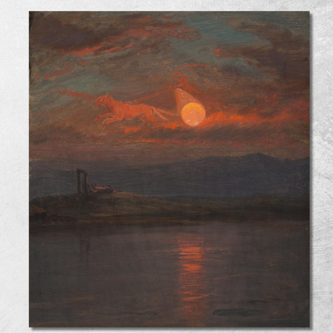 Il Carro Del Sole (Fantasia) Frederic Edwin Church fec101 quadro stampato su tela Il Carro Del Sole (Fantasia) Frederic Edwin Church fec101 quadro stampato su tela