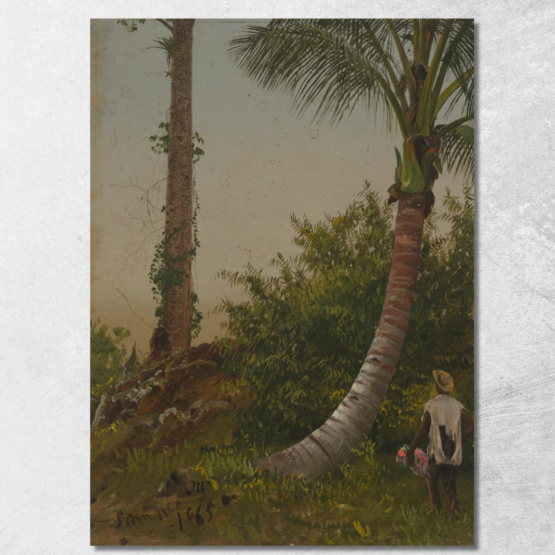 Alberi In Giamaica Indie Occidentali Frederic Edwin Church fec112 quadro stampato su tela Alberi In Giamaica Indie Occidentali Frederic Edwin Church fec112 quadro stampato su tela