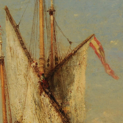 Venezia Vista Su San Giorgio Félix Ziem fzm154 quadro stampato su tela